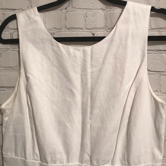 J.Crew White Sleeveless Summer Dress - Picture 3 of 8